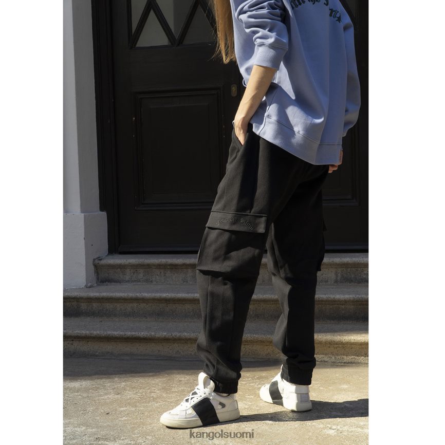 VF80241080 pikimusta sukupuolineutraali Kangol interlock jogger housut