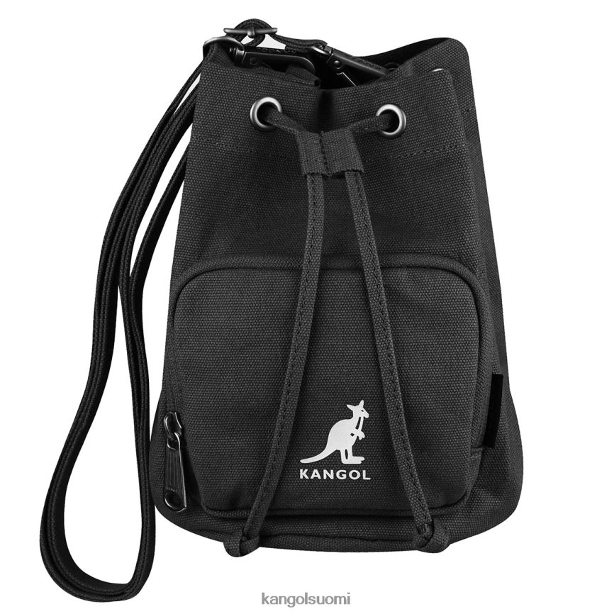 VF8024939 musta sukupuolineutraali Kangol onnekas canvas-ämpärilaukku Lisätarvikkeet
