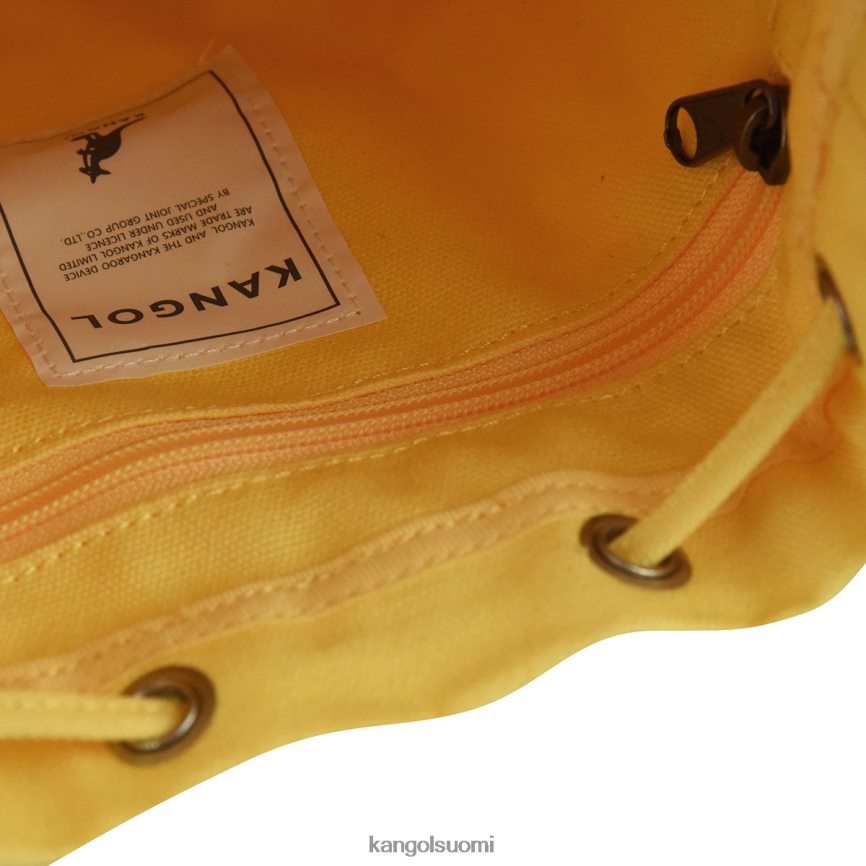 VF8024942 keltainen sukupuolineutraali Kangol onnekas canvas-ämpärilaukku Lisätarvikkeet