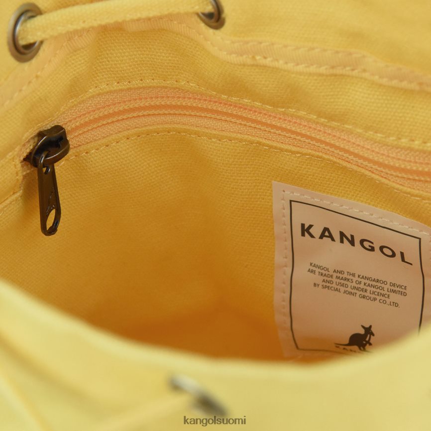 VF8024942 keltainen sukupuolineutraali Kangol onnekas canvas-ämpärilaukku Lisätarvikkeet