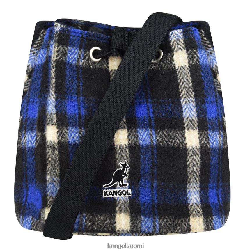 VF8024972 laivastonsininen ruudullinen sukupuolineutraali Kangol checker ii bucket bag Lisätarvikkeet