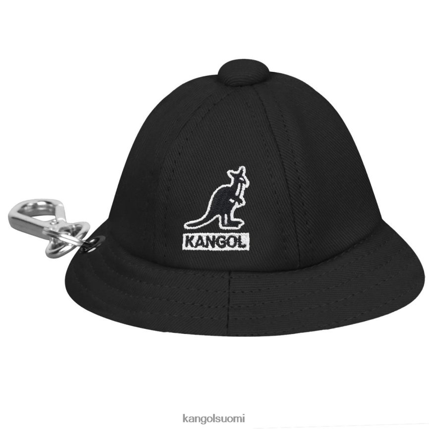 VF80241259 musta sukupuolineutraali Kangol rento avaimenperä Lisätarvikkeet