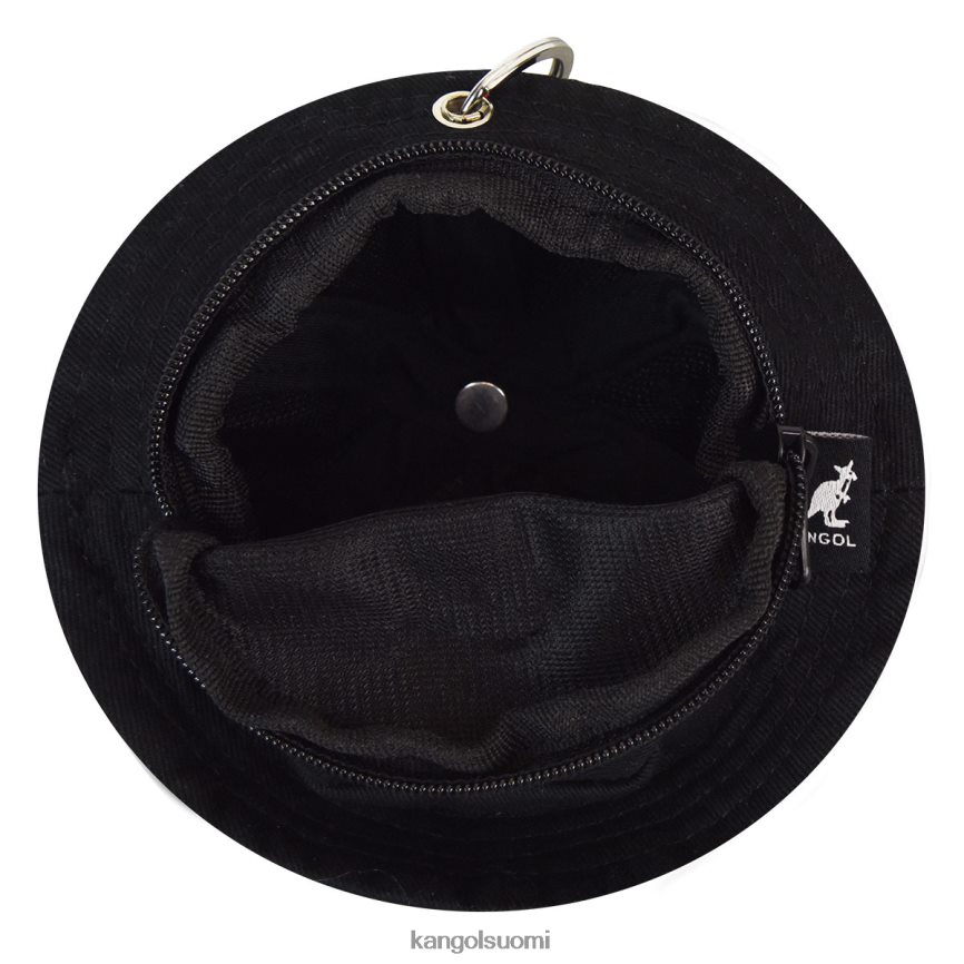 VF80241259 musta sukupuolineutraali Kangol rento avaimenperä Lisätarvikkeet