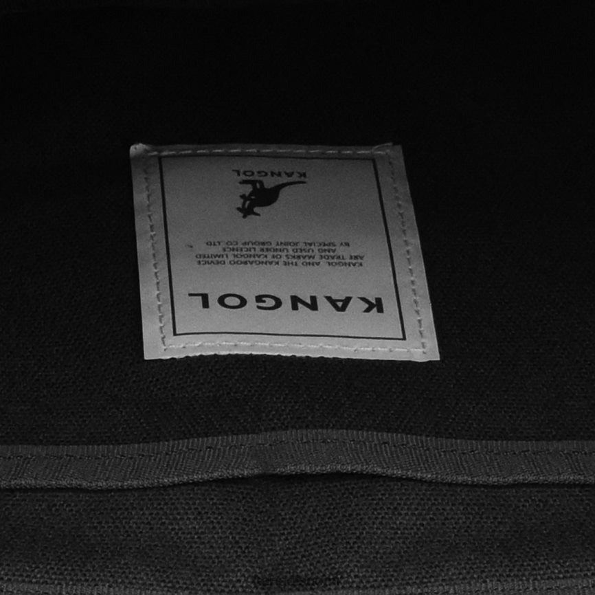 VF8024935 musta sukupuolineutraali Kangol Ympäristöystävällinen zippi keskikokoinen laukku Lisätarvikkeet