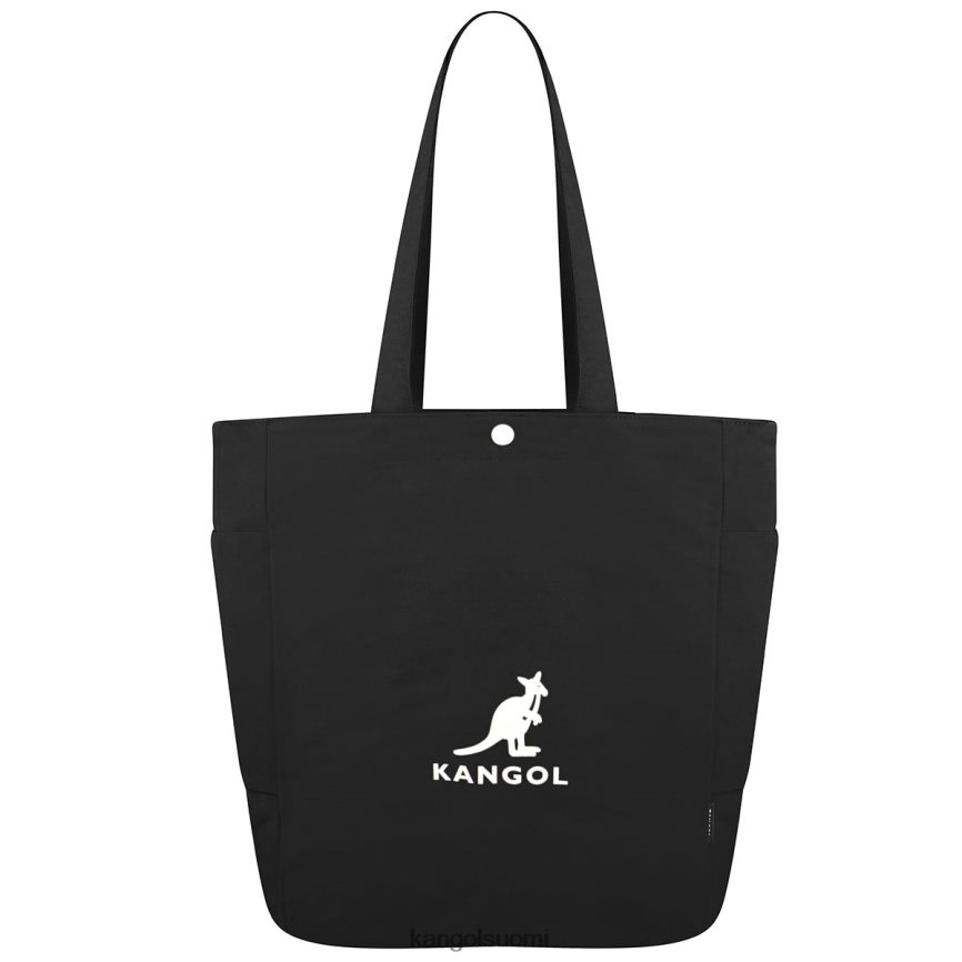VF8024969 musta / luonnonvalkoinen sukupuolineutraali Kangol jerry shopper laukku Lisätarvikkeet