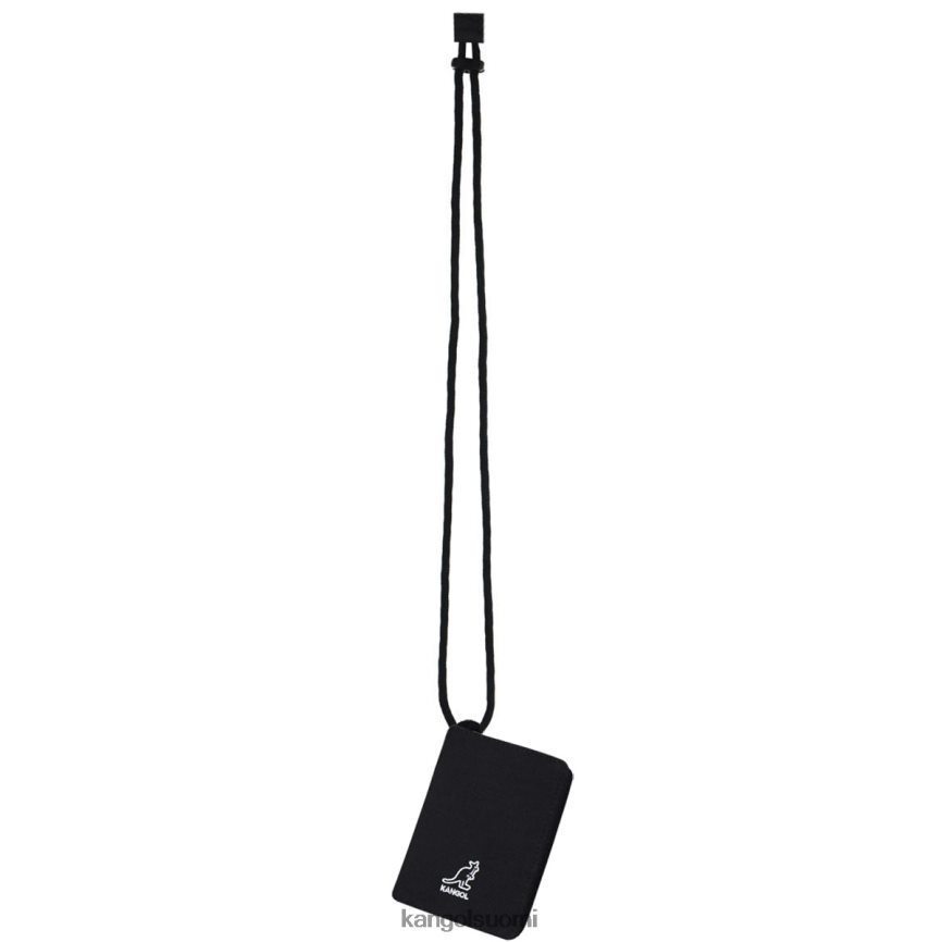 VF80241254 musta sukupuolineutraali Kangol 2-suuntainen korttiteline Lisätarvikkeet
