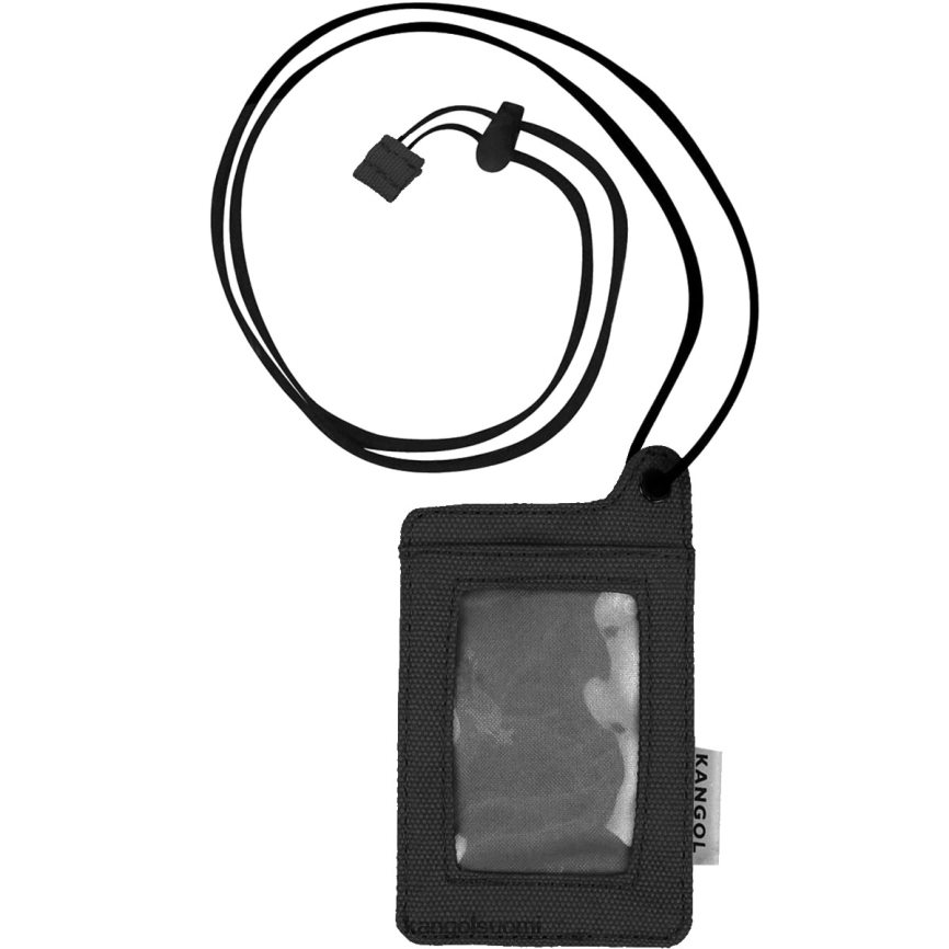 VF80241254 musta sukupuolineutraali Kangol 2-suuntainen korttiteline Lisätarvikkeet