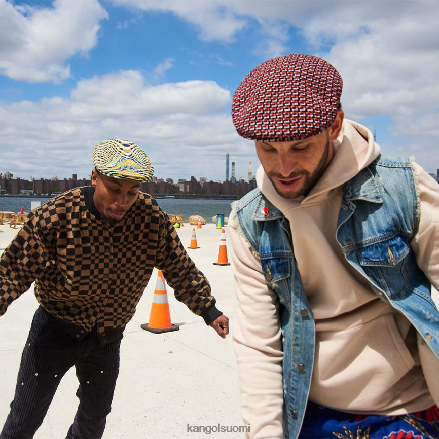 VF8024107 jäinen lila sukupuolineutraali Kangol labyrintti jacquard 504 Lisätarvikkeet