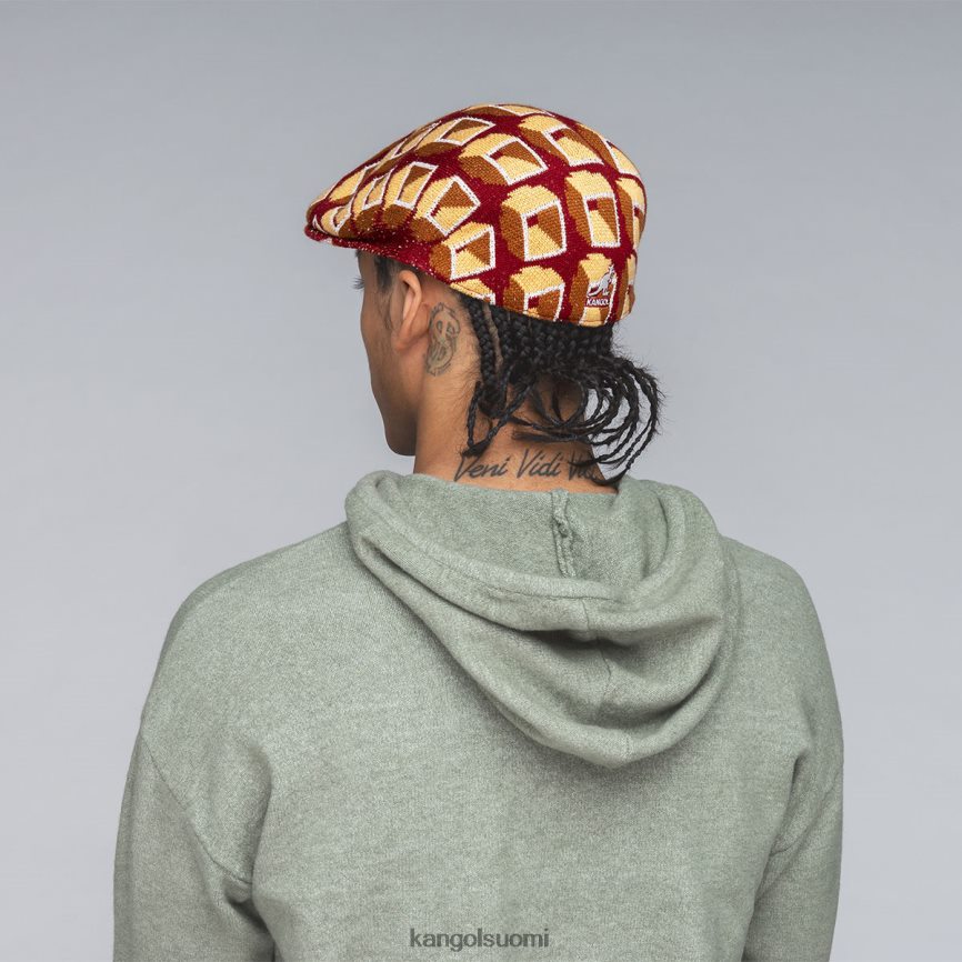 VF8024110 punainen sametti sukupuolineutraali Kangol emolevy 504 Lisätarvikkeet
