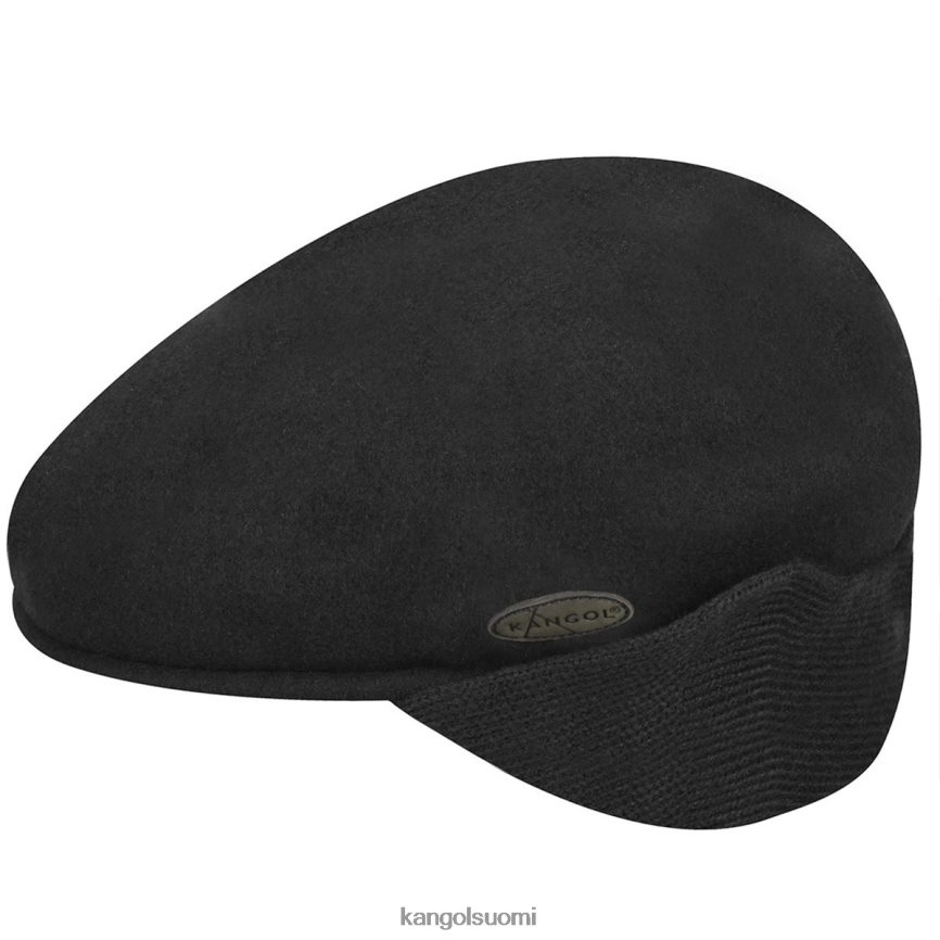 VF8024148 musta sukupuolineutraali Kangol villa 504 korvaläppä Lisätarvikkeet