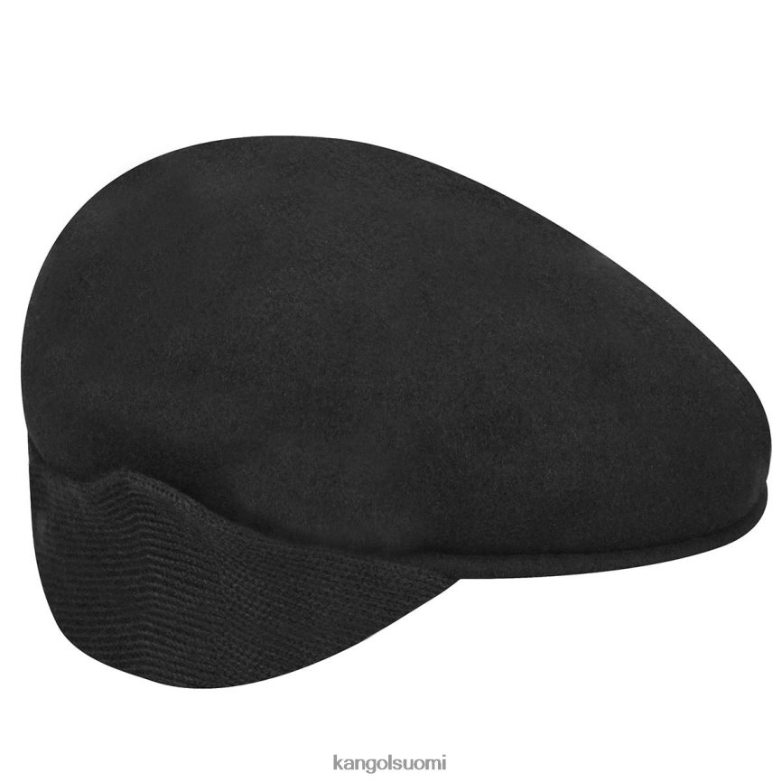 VF8024148 musta sukupuolineutraali Kangol villa 504 korvaläppä Lisätarvikkeet