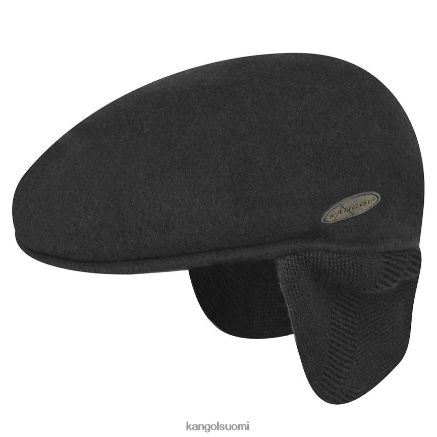 VF8024148 musta sukupuolineutraali Kangol villa 504 korvaläppä Lisätarvikkeet
