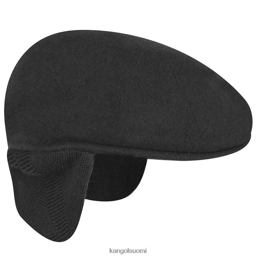VF8024148 musta sukupuolineutraali Kangol villa 504 korvaläppä Lisätarvikkeet