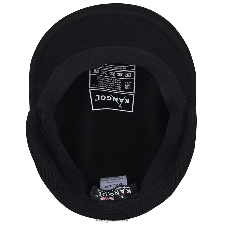 VF8024148 musta sukupuolineutraali Kangol villa 504 korvaläppä Lisätarvikkeet
