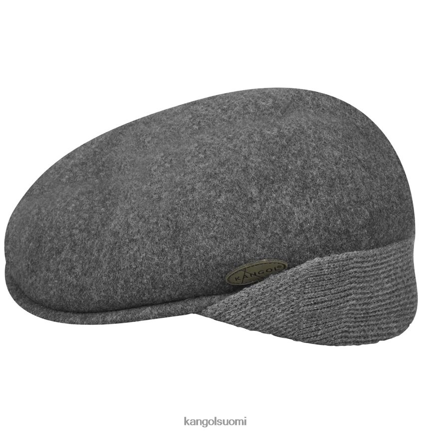 VF8024149 tumma flanelli sukupuolineutraali Kangol villa 504 korvaläppä Lisätarvikkeet