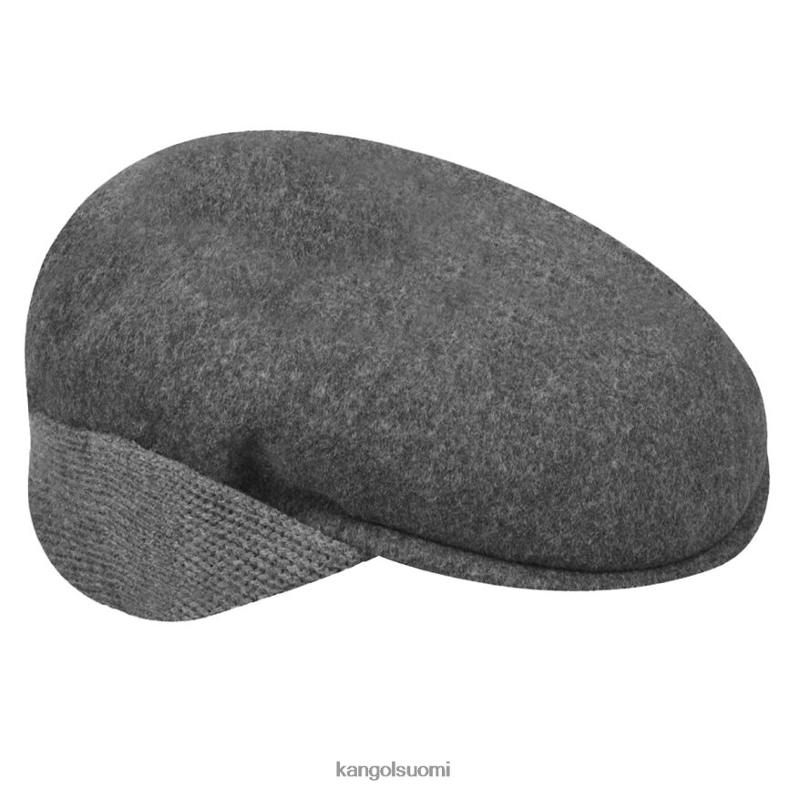 VF8024149 tumma flanelli sukupuolineutraali Kangol villa 504 korvaläppä Lisätarvikkeet