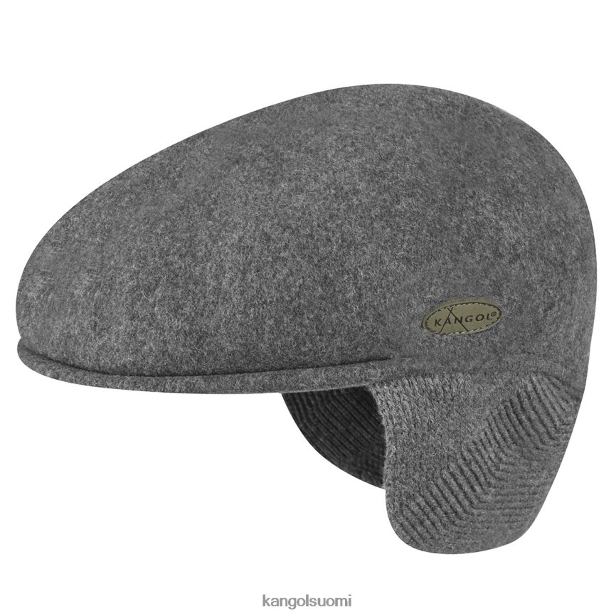 VF8024149 tumma flanelli sukupuolineutraali Kangol villa 504 korvaläppä Lisätarvikkeet