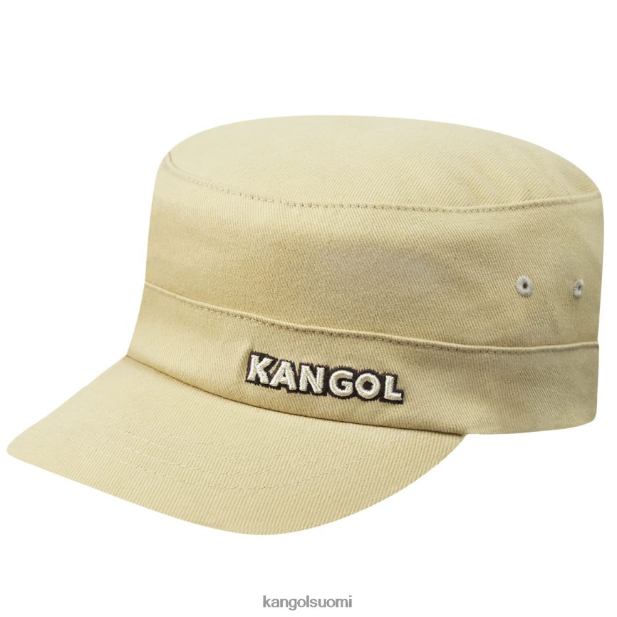 VF8024258 beige sukupuolineutraali Kangol puuvillatvilli armeijalakki Lisätarvikkeet