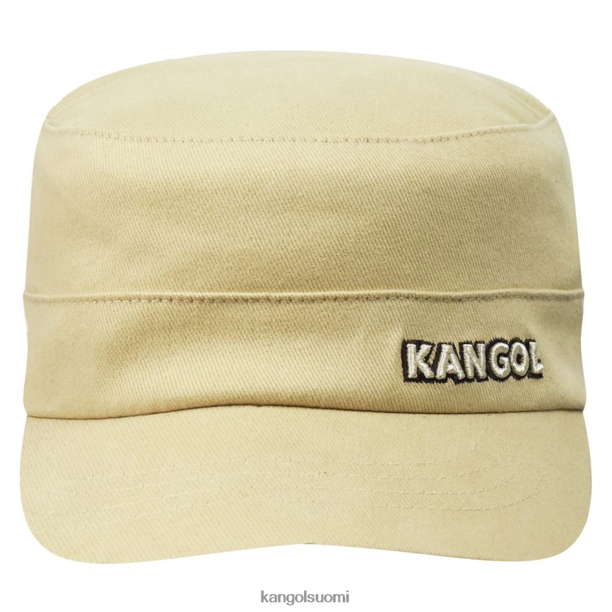 VF8024258 beige sukupuolineutraali Kangol puuvillatvilli armeijalakki Lisätarvikkeet