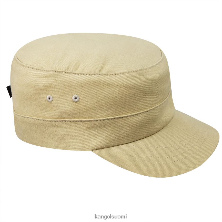 VF8024258 beige sukupuolineutraali Kangol puuvillatvilli armeijalakki Lisätarvikkeet