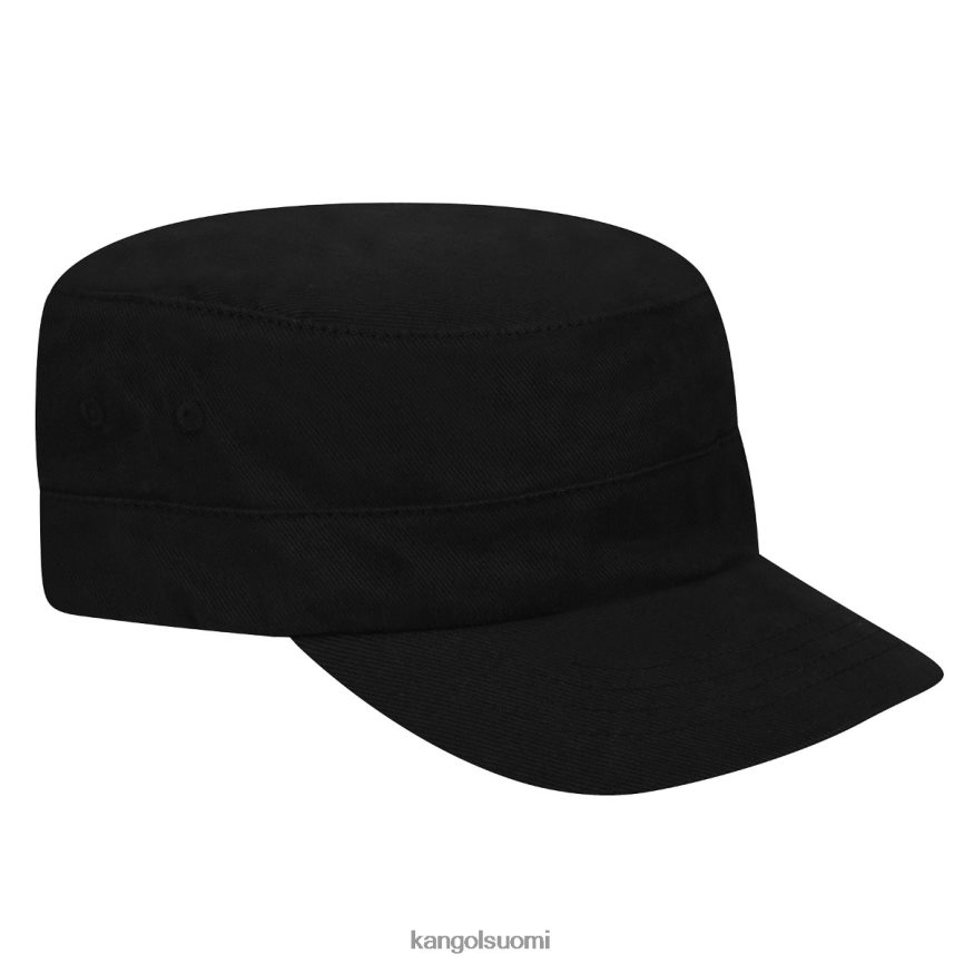 VF8024259 musta sukupuolineutraali Kangol puuvillatvilli armeijalakki Lisätarvikkeet