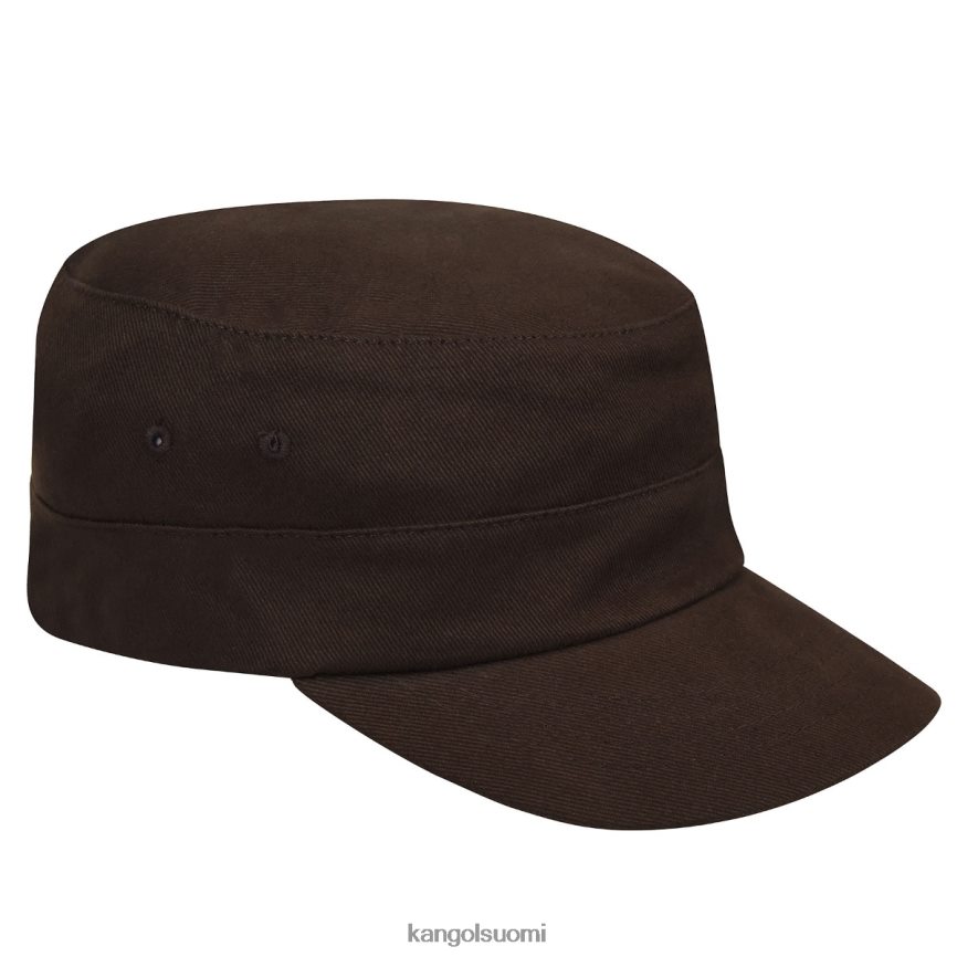 VF8024260 ruskea sukupuolineutraali Kangol puuvillatvilli armeijalakki Lisätarvikkeet