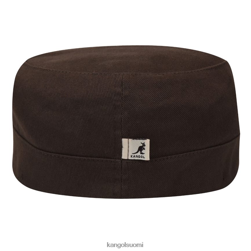 VF8024260 ruskea sukupuolineutraali Kangol puuvillatvilli armeijalakki Lisätarvikkeet