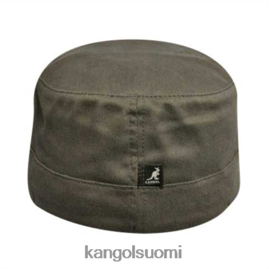 VF8024261 vihreä sukupuolineutraali Kangol puuvillatvilli armeijalakki Lisätarvikkeet