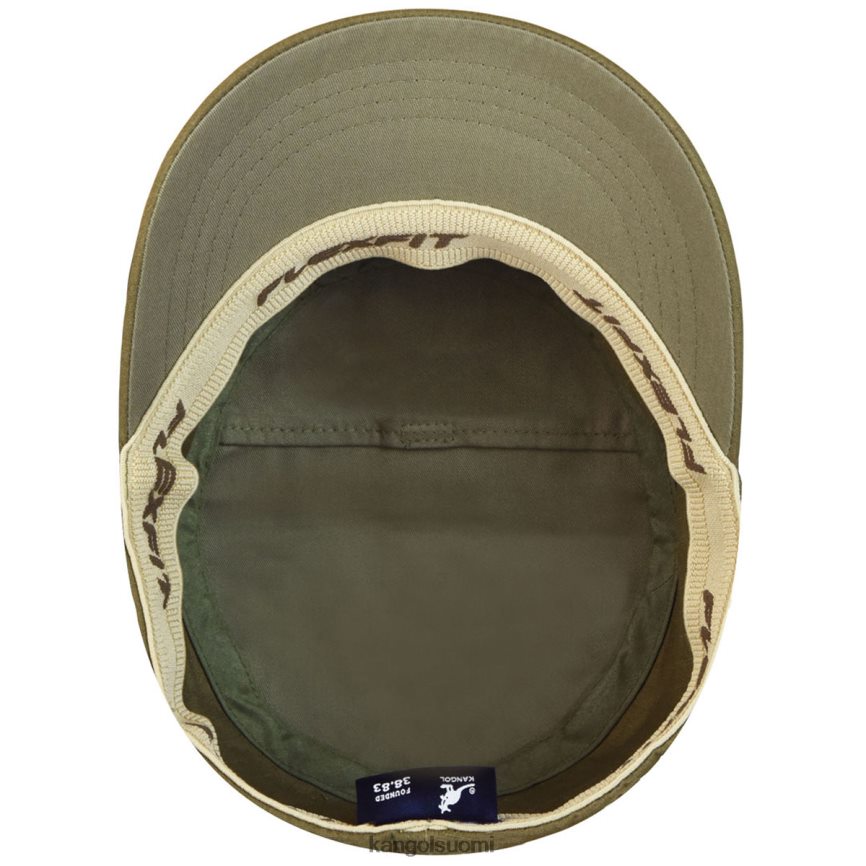 VF8024268 vihreä sukupuolineutraali Kangol ripstop armeijan lippalakki Lisätarvikkeet