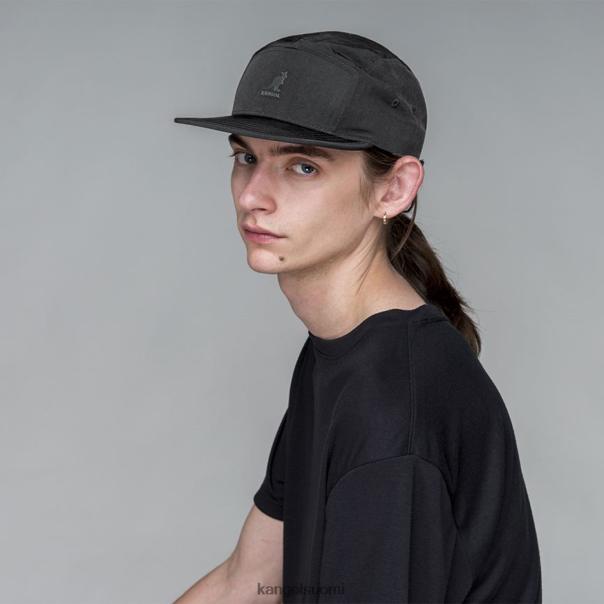 VF8024276 musta sukupuolineutraali Kangol soft touch 5 paneeli baseball Lisätarvikkeet