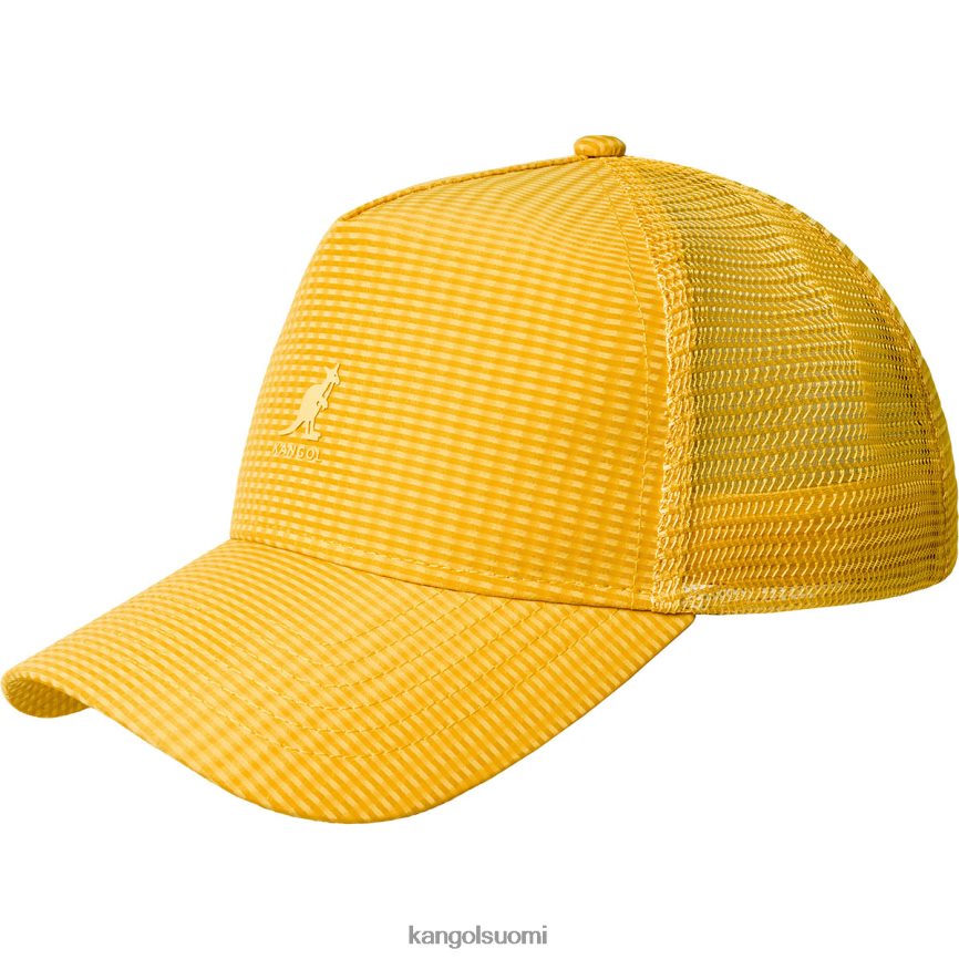 VF8024283 musta sukupuolineutraali Kangol seersucker mesh trucker Lisätarvikkeet