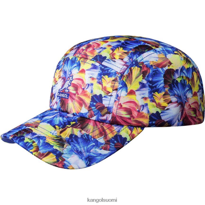 VF8024288 tähden sininen kukka sukupuolineutraali Kangol kukkainen 5-paneelinen korkki Lisätarvikkeet
