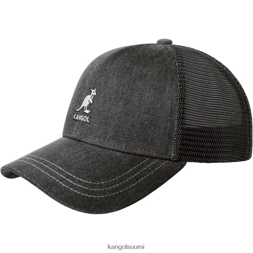 VF8024291 musta sukupuolineutraali Kangol ahdistunut puuvillaverkko baseball Lisätarvikkeet