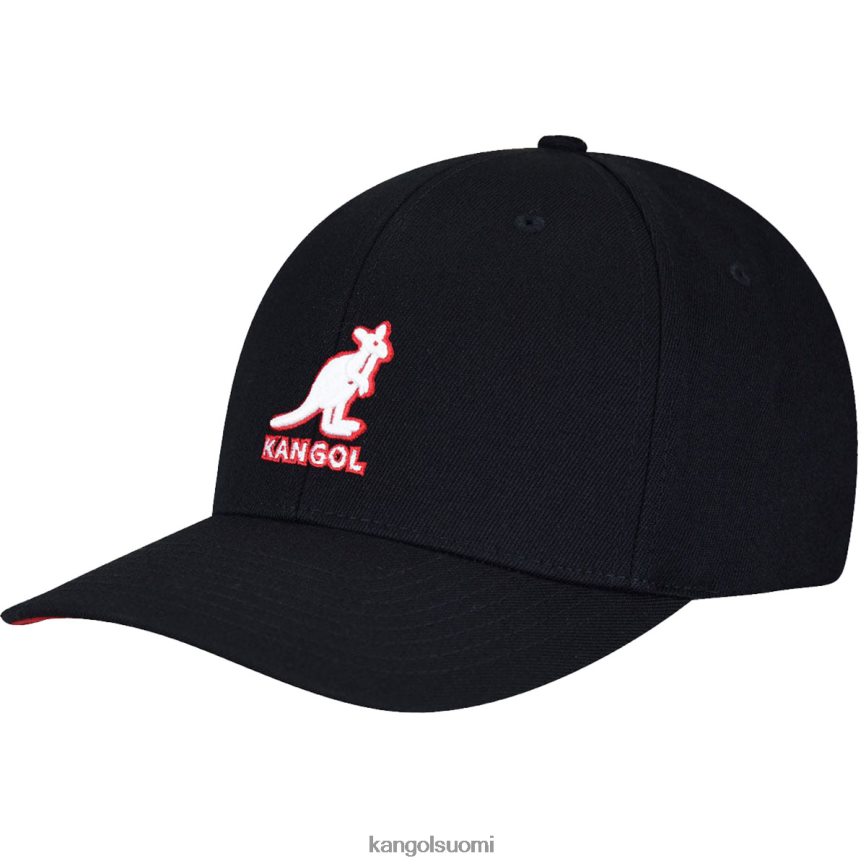 VF8024298 musta sukupuolineutraali Kangol 3D villainen flexfit baseball Lisätarvikkeet