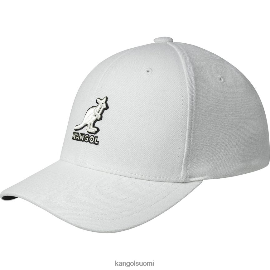 VF8024301 valkoinen musta sukupuolineutraali Kangol 3D villainen flexfit baseball Lisätarvikkeet
