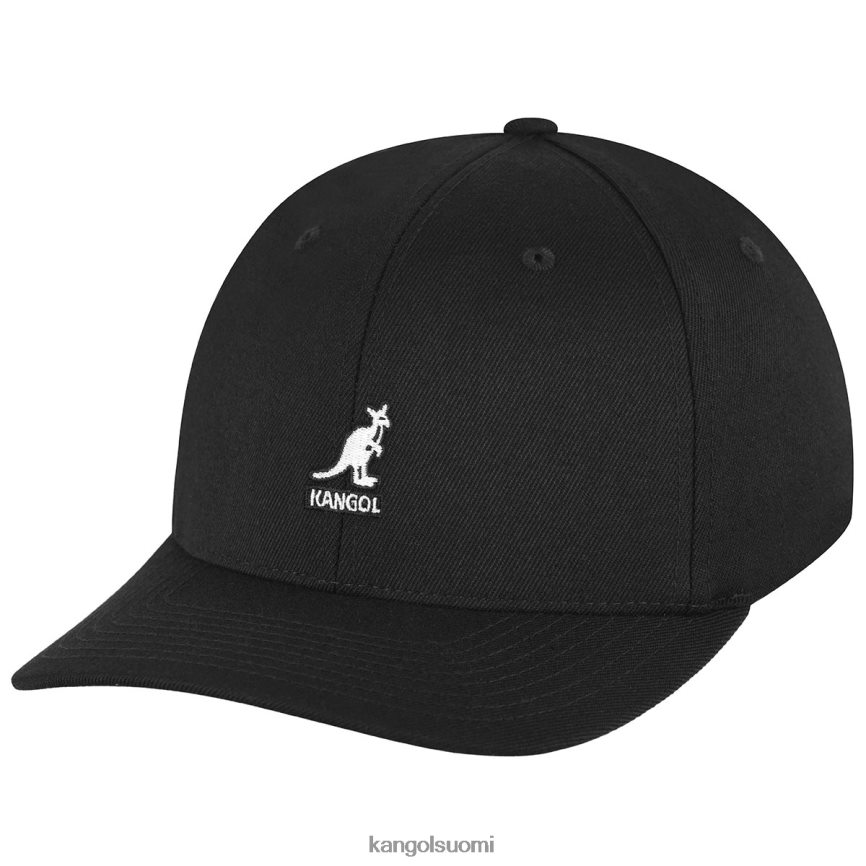 VF8024314 musta sukupuolineutraali Kangol villainen flexfit baseball Lisätarvikkeet