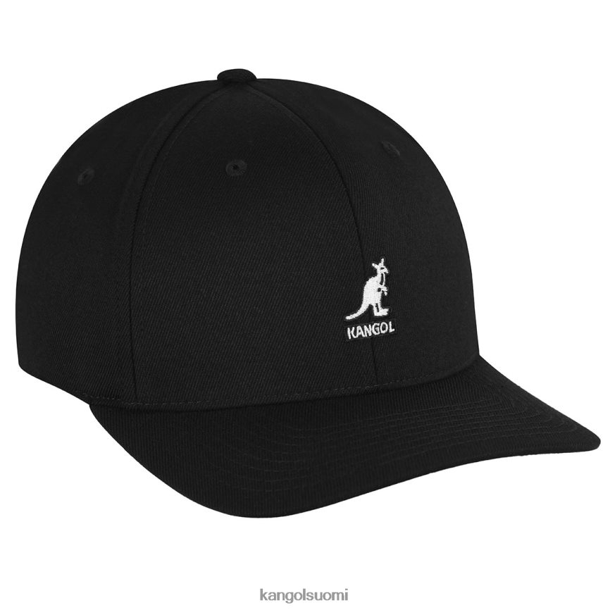 VF8024314 musta sukupuolineutraali Kangol villainen flexfit baseball Lisätarvikkeet