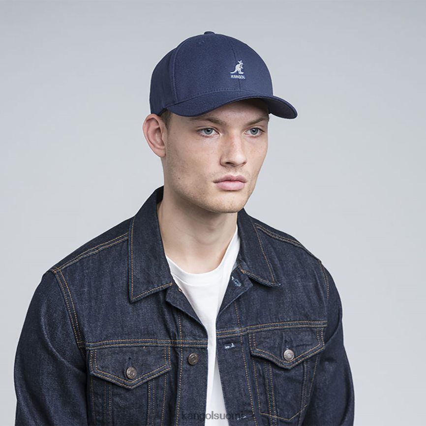 VF8024316 tummansininen sukupuolineutraali Kangol villainen flexfit baseball Lisätarvikkeet