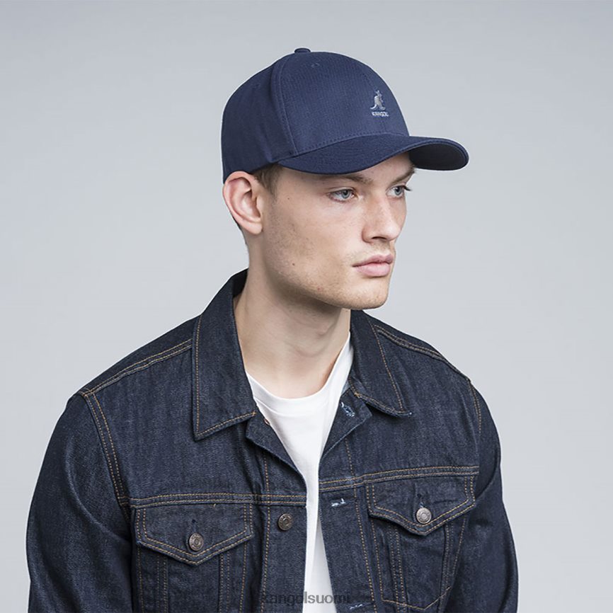 VF8024316 tummansininen sukupuolineutraali Kangol villainen flexfit baseball Lisätarvikkeet