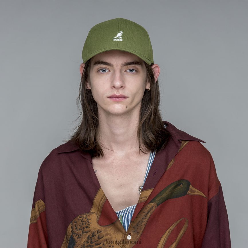 VF8024321 oliivi sukupuolineutraali Kangol villainen flexfit baseball Lisätarvikkeet