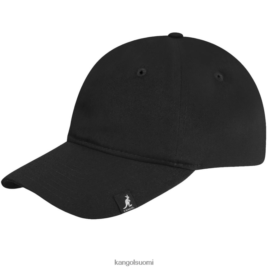 VF8024332 musta sukupuolineutraali Kangol puuvillasta säädettävä baseball Lisätarvikkeet