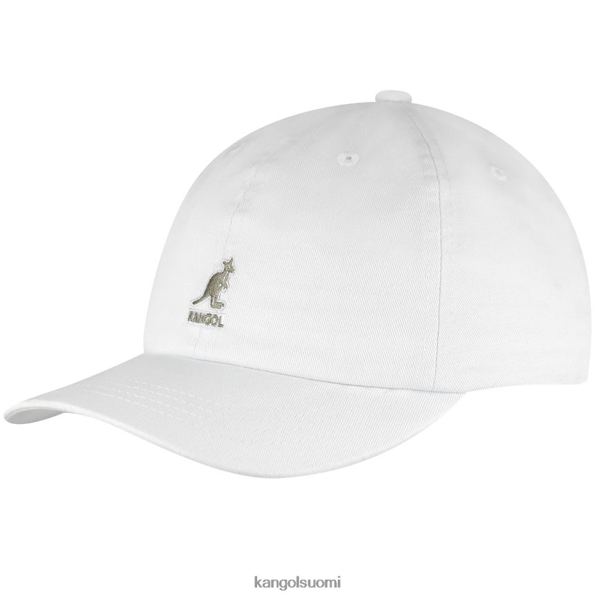 VF8024342 valkoinen sukupuolineutraali Kangol pesty pesäpallo Lisätarvikkeet