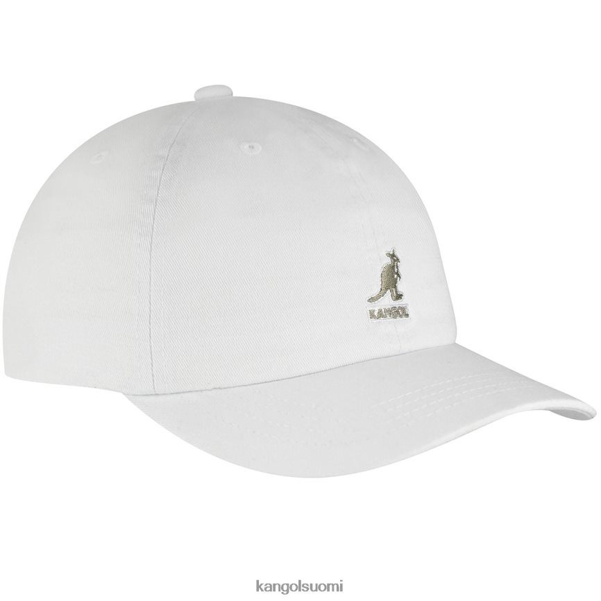 VF8024342 valkoinen sukupuolineutraali Kangol pesty pesäpallo Lisätarvikkeet