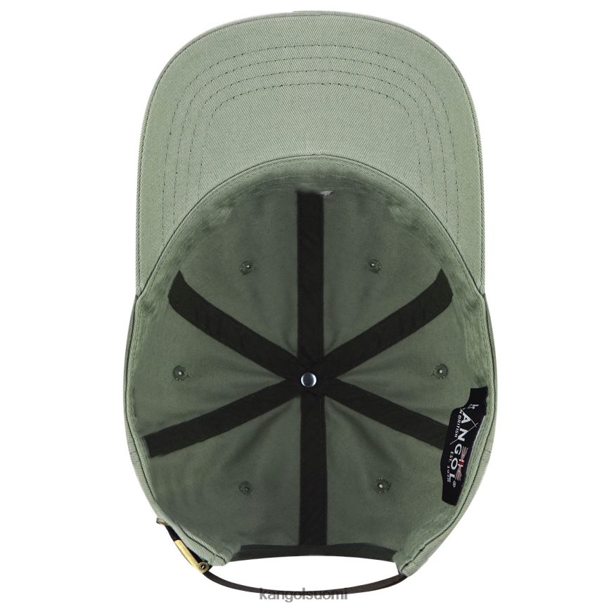 VF8024345 öljynvihreä sukupuolineutraali Kangol pesty pesäpallo Lisätarvikkeet