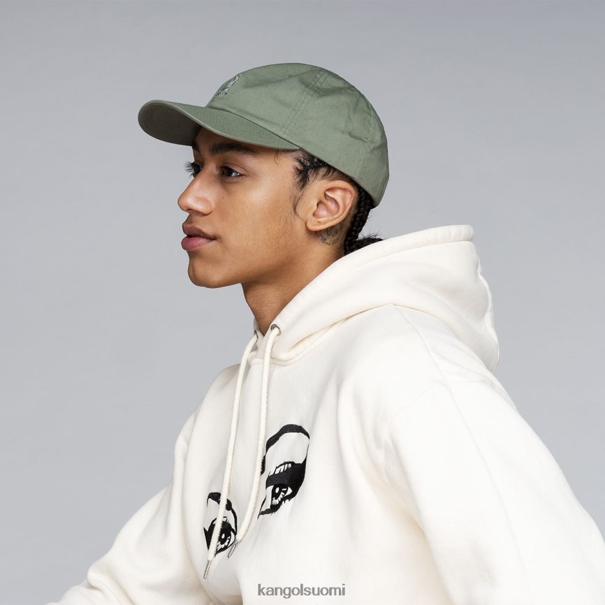 VF8024345 öljynvihreä sukupuolineutraali Kangol pesty pesäpallo Lisätarvikkeet