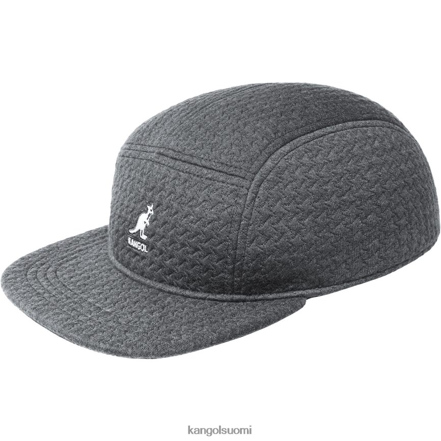 VF8024357 musta sukupuolineutraali Kangol kohokuvioitu 5 paneelin korkki Lisätarvikkeet