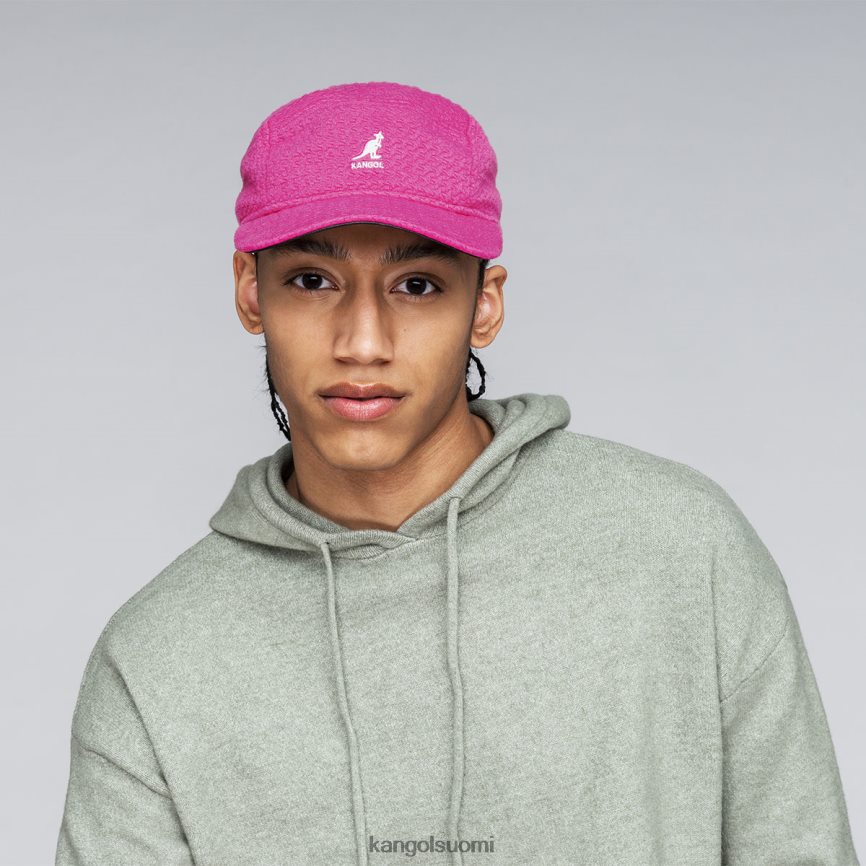 VF8024357 musta sukupuolineutraali Kangol kohokuvioitu 5 paneelin korkki Lisätarvikkeet