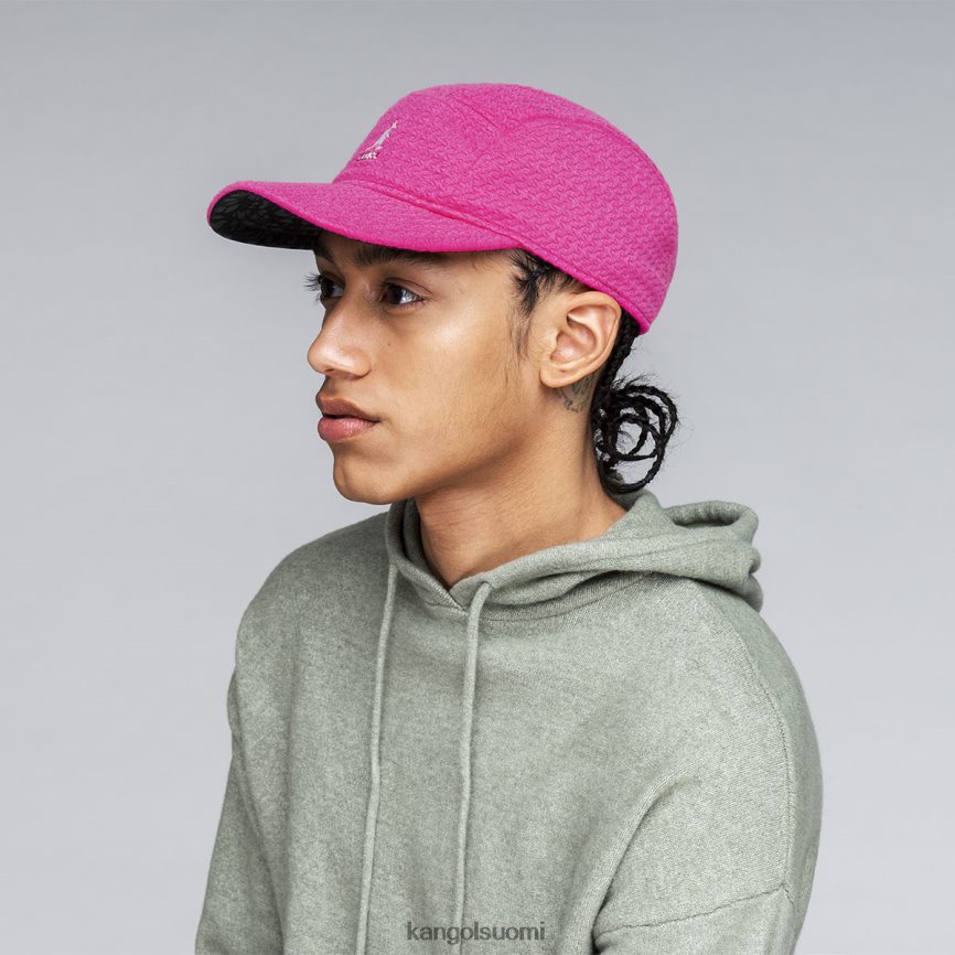 VF8024357 musta sukupuolineutraali Kangol kohokuvioitu 5 paneelin korkki Lisätarvikkeet