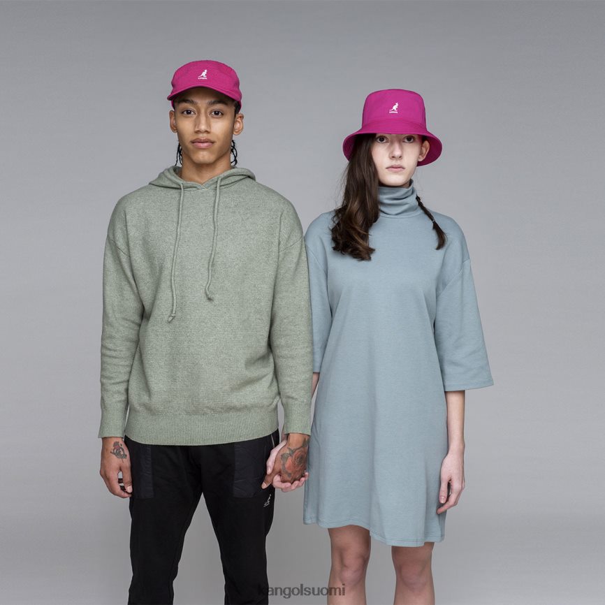 VF8024357 musta sukupuolineutraali Kangol kohokuvioitu 5 paneelin korkki Lisätarvikkeet