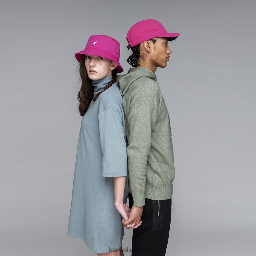 VF8024357 musta sukupuolineutraali Kangol kohokuvioitu 5 paneelin korkki Lisätarvikkeet